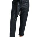 Dynamite  Faux Leather Paperbag Pants Size 8 Photo 0