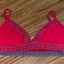 Hanes Red And Grey Bra Photo 0