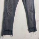 RE/DONE REDONE Levi’s Jeans Raw Chewed Hem Black Denim Jeans Size 24 Photo 2