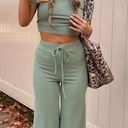 casual two piece loungewear set Green Size M Photo 5