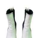 Rag and Bone  Axis Chelsea Boots White Square Toe Leather Size 38.5 EU Women's Photo 4