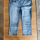 NYDJ  24W Lift x Tuck Marilyn Straight Light Wash Crop Jeans Photo 2