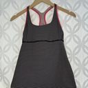 Lululemon  Satnam Tank Mini Pop Stripe Black Mink Berry Pink Lemonade Size 6 Photo 3