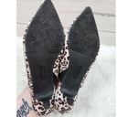 Comfortview ‎ Women's Black White Leopard Print Kitten Heel Mules Sandal Size 9 Photo 4