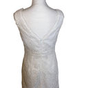 Shoshanna  Dress Lace White Floral Lace Sheath Dress Anthropologie, Size 4 Photo 8