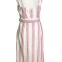 Rails  Clement Linen Blend Button Front Midi Dress in Dusk Stripe Size S Photo 4