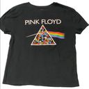 Pink Floyd  Floral Embroidered Short Sleeve Graphic Tee Shirt Photo 1