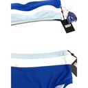 DKNY  Bandeau Blue Swim Top & High-waist Bikini Set Large / XL NWT Photo 1