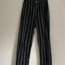 Brandy Melville Tilden Striped Straight Cotton Pants Photo 1