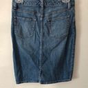 Gap  Factory Denim Pencil Knee Length Modest Skirt Photo 2