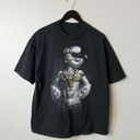 Urban Outfitters 2009 Vintage Popeye Gangster Rap Tee T Shirt 00s The Sailor Man Cartoon Black XL Photo 9