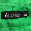 New York & Co. Womens Dress Shorts Cuffed Bright Green Summer Lightweight Sz 0 Photo 6