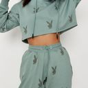 Playboy Bunny Cropped Hoodie And Sweatpants Set Photo 0