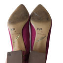 Brian Atwood Pink Block Lattice Gold Suede Pumps Size 6 Barbiecore Photo 5