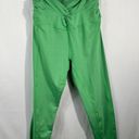 Free People Movement Green Breathe Deeper Twist Tie Front Ankle Crop Leggings L Photo 2