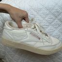 Reebok White and Pink club C Photo 1