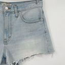 Madewell  Relaxed Denim Shorts Jean Cut Off Fray Raw Hem Light Wash Blue Size 29 Photo 8