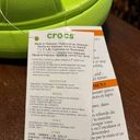 Crocs NWT  Unisex Classic Crush Sandal, Limeade, Size W10 M8 Photo 7