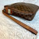 CELINE  Brown Macadam Vintage Wristlet Clutch Pouch Photo 5