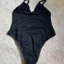 Victoria's Secret Victoria Secret Black High Leg Cut Bodysuit  Size Large Photo 7