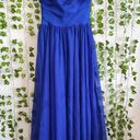 Fame and Partners Royal Blouse Off The Shoulder Evening Gown Photo 5