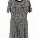 Lane Bryant  Tweed Boucle Raw Trim Short Sleeve Fit & Flare Dress 10/12 Large Photo 0