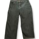 NYDJ  Lift x Tuck Technology Crop Dark Blue Embellished Hi-Waist Jeans/Pants Sz 6 Photo 0