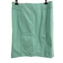 Catherine Malandrino  Mint Green Side Zip A-Line Pencil Skirt Size 4 New Photo 2