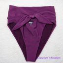 Beach Riot NEW  x Free People Emma swim bikini bottom in Plum, size S Photo 5