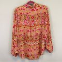 Billabong  Floral Multicolor Day After Day Oversized Button-Down Shirt Size S Photo 8