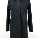 Coach  Womens Medium Trench Coat Black Grunge Gothic Preppy Minimalist Lagenlook Photo 0