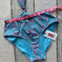 Solid & Striped  The Bailey Blue Floral One Piece Swimsuit Women’s Size Medium Photo 4