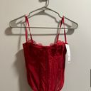 Urban Outfitters Red Corset Top Photo 1