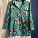 Nic+Zoe NEW  Riviera Botanic Shirt Blouse Tunic Top - size XL Photo 5