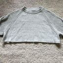 Aeropostale  Cropped Grey Knit Sweater Photo 0