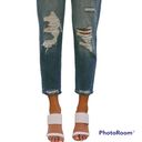 KanCan USA KanCan Kerrigan Busted Knee Distressed Mom Jeans Photo 1