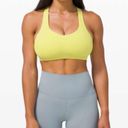 Lululemon  Free To Be Serene Bra Light Support C/D Cup *Lemon Vibe Photo 4