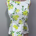 Kate Spade  Thalia Peplum Bow Top Lemons 4 Spring Shirt Photo 1