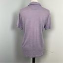 Vince  Linen Lilac Short Sleeve Collared Polo Shirt Top Small Photo 4