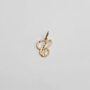 Tehrani Jewelry 14k Real Gold Initial "C" Pendant | Charm- Real 14k Gold Letter "C" Pendant for Him/Her- Gold Initial | Letter "C" Pendant Charm | Photo 3