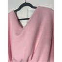 Pretty Little Thing  Pastel Light Pink Off The Shoulder Crop Sweatshirt Sz Large Photo 9