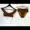 Cabana Del Sol  Leopard Ruffle Bikini Photo 2