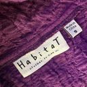 Habitat  Clothes To Live In Crinkle Tunic Purple Cowl Neck Textured Women‎ Size S Photo 10