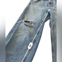 Elizabeth and James  distressed high rise crop wide leg boyfriend jeans Size 6/28 Photo 6