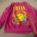 Urban Outfitters nirvana pink sweatshirt  Photo 2