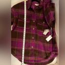 Good American NWT  Shacket With Pockets Size XS 00/0 Runs Big Pop Thistle Pl… Photo 10