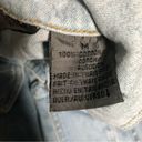 Liz Claiborne Vintage 90s Liz Wear Jean Shacket Light Wash Denim Chambray Unique Button sz Med Photo 8