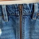 Calvin Klein Jeans  Distressed Zip-Front High-Rise Denim Skirt Exposed Zip 26 Photo 1