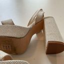 Scoop "High Heel Platform" Sandals, size 7 Tan Photo 7