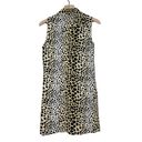 Equipment  Femme Lucida Silk Sleeveless Shirt Dress Leopard Size XS Photo 6